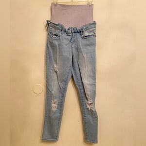BLANQI Light Wash Distressed Skinny Jeans- Size 12